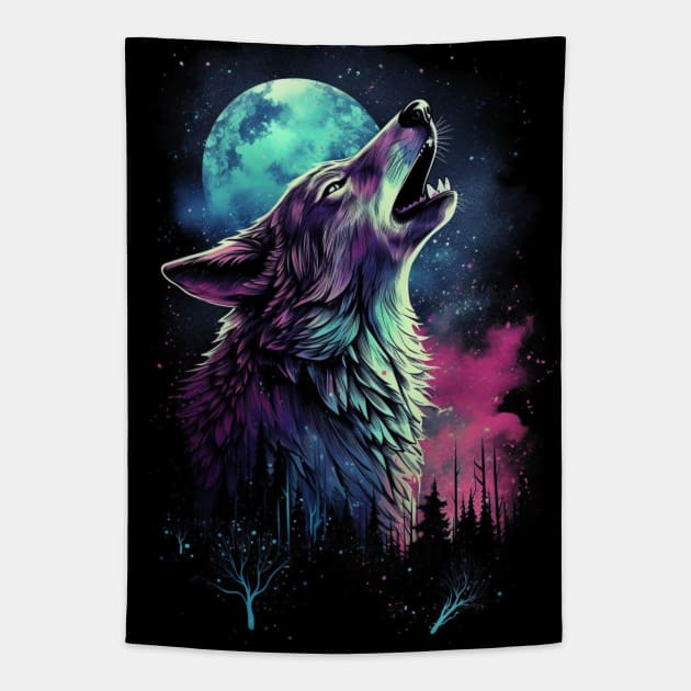 Wolf Is My Spirit Animal - Wolf Lovers Tapestry by LetsGetInspired