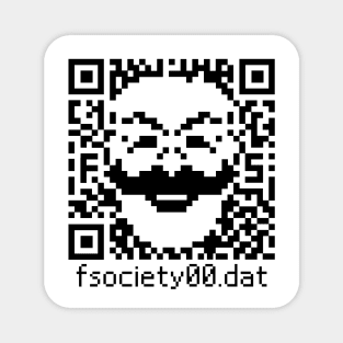 Fsociety dat barcode Magnet