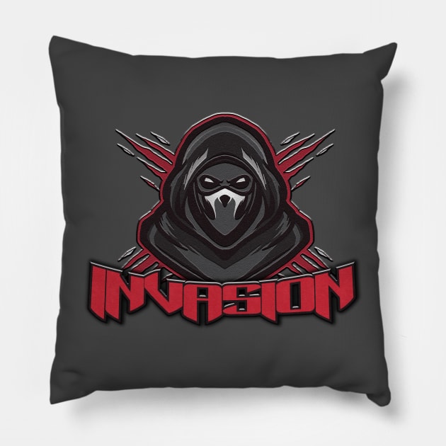 Invasion Pillow by D&R Podcast