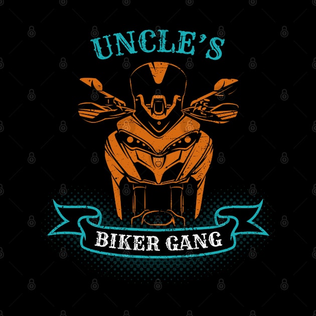 Uncle's Biker Gang Father's Day by DwiRetnoArt99