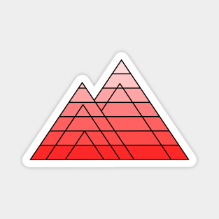 Mountain of Triangles Magnet