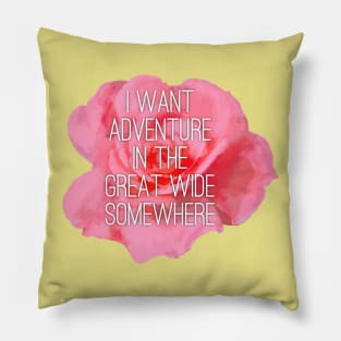 Adventure Rose Pillow