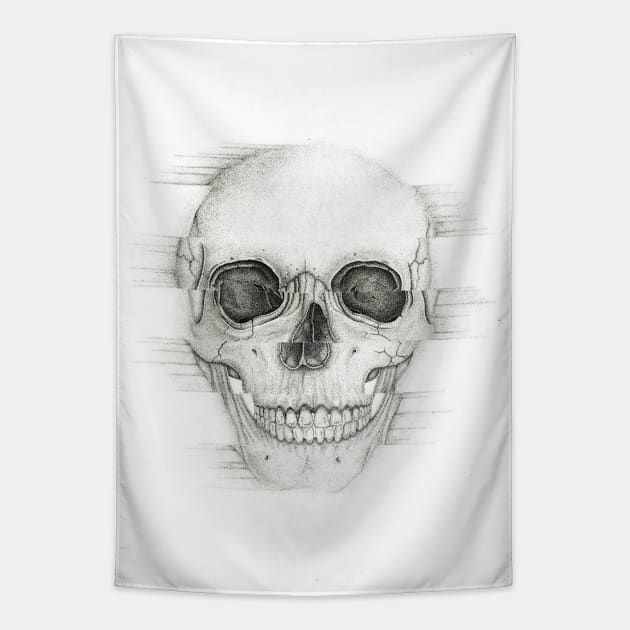 Skull Tapestry by By_StineLee