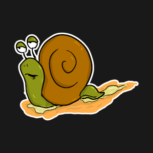 Lazy funny snail T-Shirt