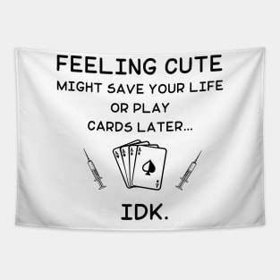 Playing Cards Nurse Tapestry