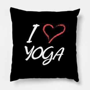 I Love Yoga Pillow