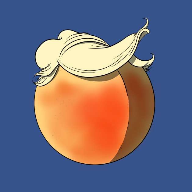 It’s A Bigly Peach by ArtOfJHammond