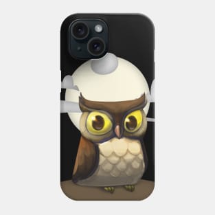 Cute Owl Full Moon Halloween Design Phone Case