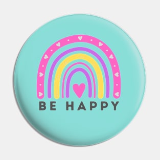 BE HAPPY Pin