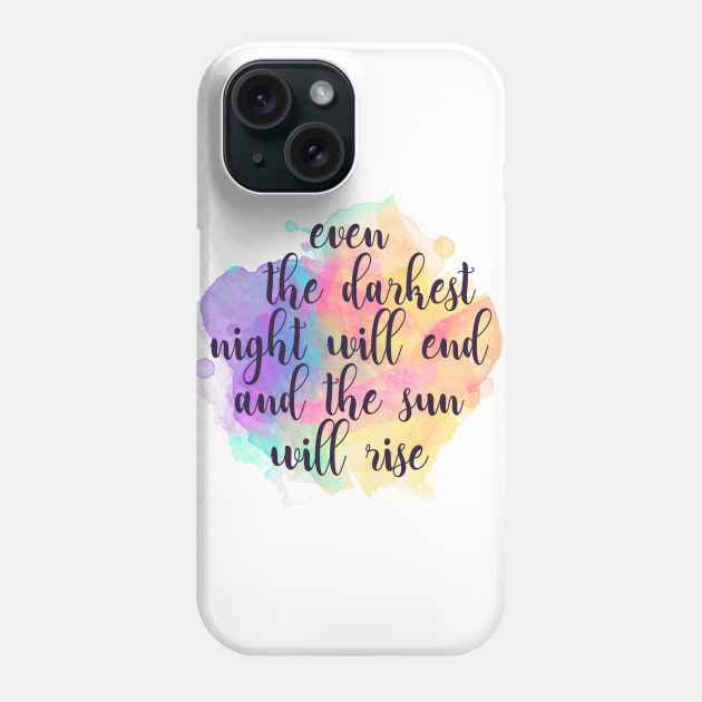 Darkest Night Phone Case by byebyesally