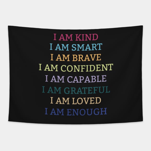 I Am Enough Tapestry by ArtShare