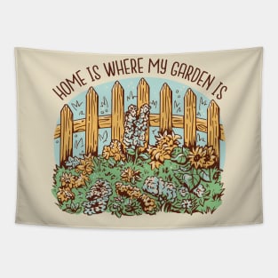 home is where my garden is Tapestry