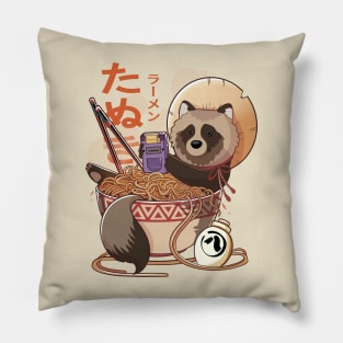 Tanuki Ramen Pillow