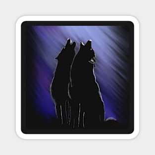 Singing wolfs Magnet