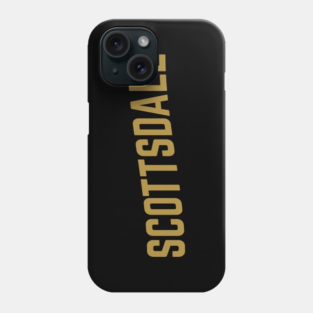 Scottsdale City Typography Phone Case by calebfaires