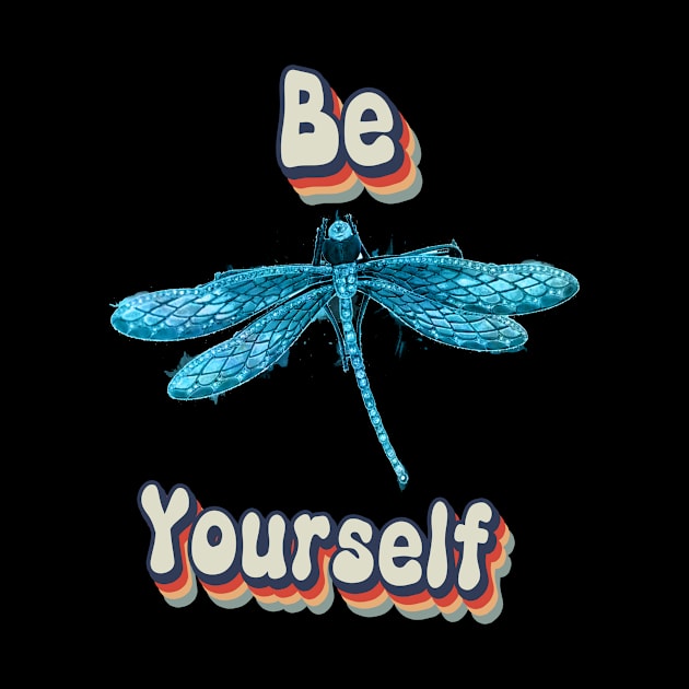 Be yourself quote design by SantinoTaylor