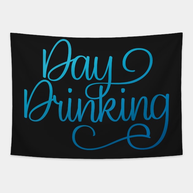 Day Drinking Tapestry by polliadesign