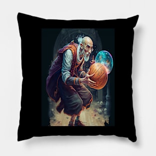 alchemist playing basketball Pillow