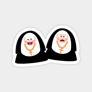 Two Nuns Magnet