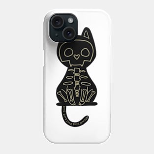 Skeleton Kitty Phone Case