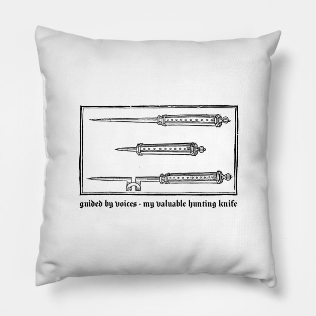 My Valuable Hunting Knife Pillow by DankFutura