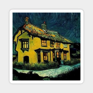 Starry Night Over Godric's Hollow Magnet