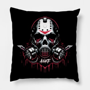 Bloody respirator mask Pillow