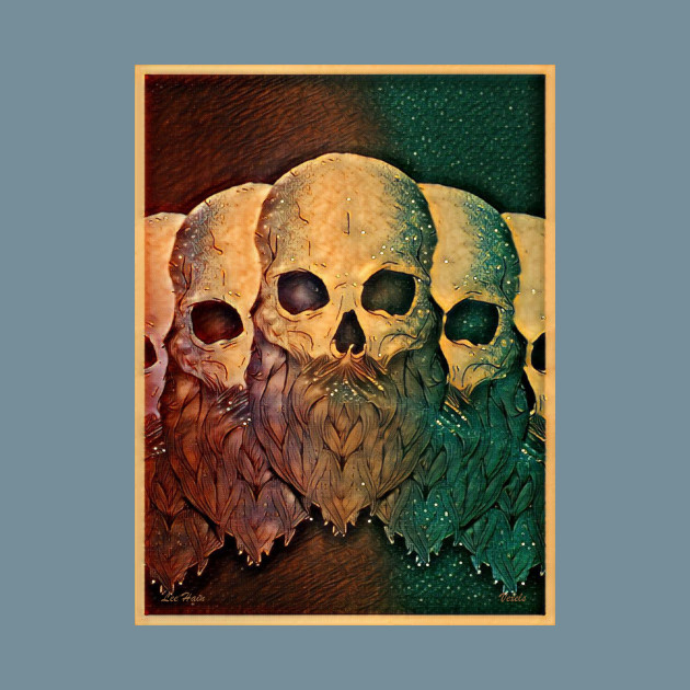 Discover Bearded Skulls - Skull Designs - T-Shirt