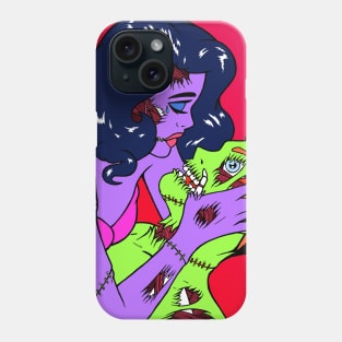 Zombie Girl Troubles Phone Case