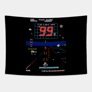 Mod.1 Arcade The Last War 99 Space Invader Video Game Tapestry