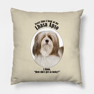 Lucky Lahasa Apso Pillow