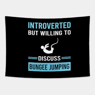 Introverted Bungee Jumping Jump Jumper Tapestry