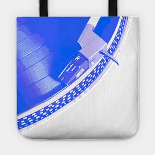 Blue Vinyl Record Tote