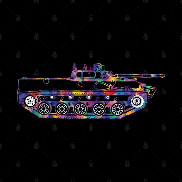 BMD4 amphibious infantry fighting vehicle tank Pop Art by Arassa Army