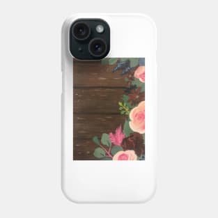 Rustic Painted Florals Phone Case
