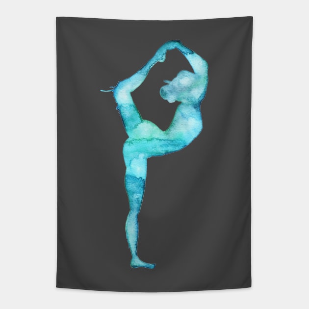 The lord of the dance - Natarajasana Tapestry by LaBellaCiambella