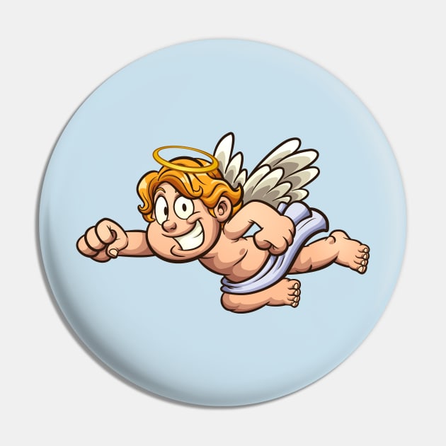 Flying cherub Pin by memoangeles