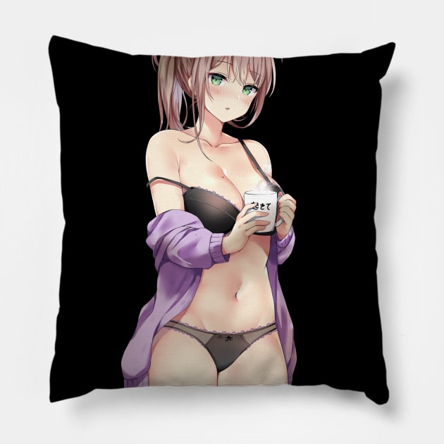 Sexy anime girl Pillow by Venandeu