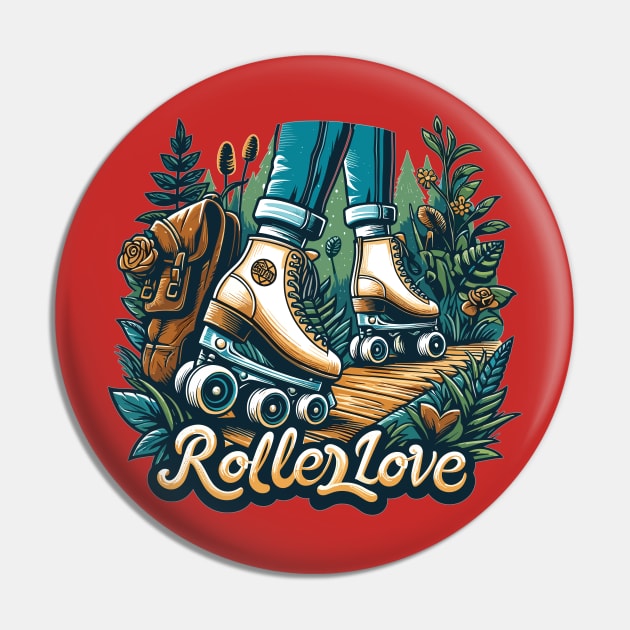 Roller skates Pin by Vehicles-Art