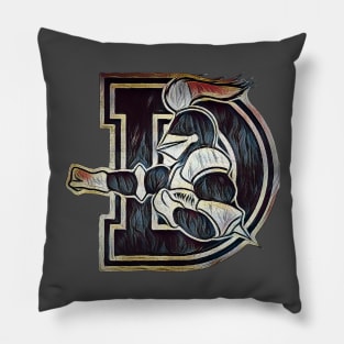 Des Moines Knights Football Pillow