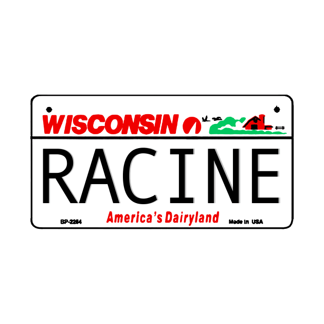 Racine Wisconsin License Plate Design by zsonn