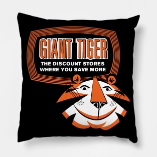 Giant Tiger Defunct Grocery Store USA Pillow