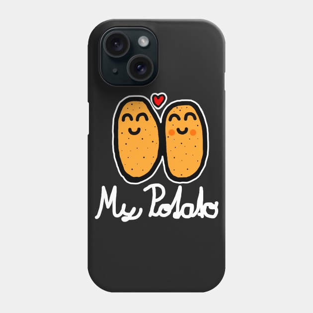 My Potato (White) Phone Case by Graograman