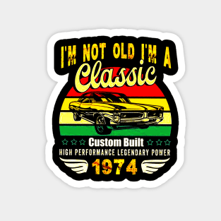 Vintage 1974 aged Magnet