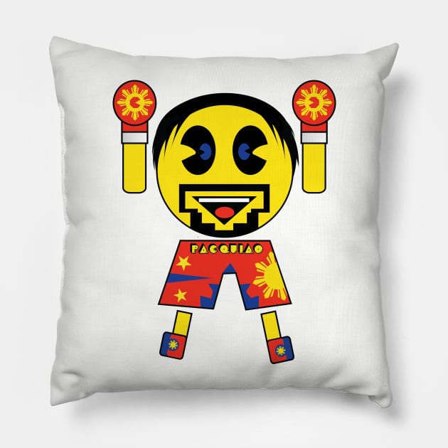 The Pacquiao Man Pillow by creativeartista