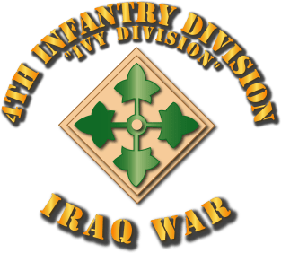 4th Infantry Div - Iraq War Magnet