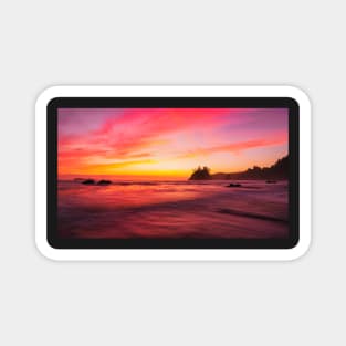 Sunset at the Beach Magnet