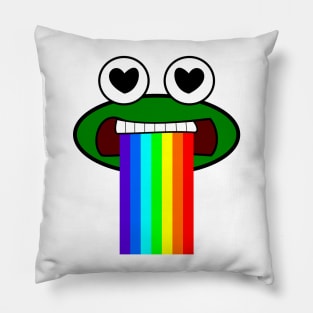 Lovesick Frog Pillow