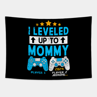 I Leveled Up To Mommy 2024 Gaming Soon To Be Mom 2024 Tapestry