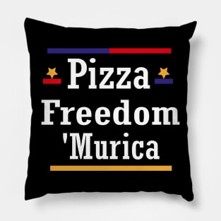 pizza freedom Murica funny America Pillow